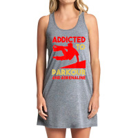 Parkour Adrenaline Addicted Free Running Training Traceurs Tank Dress | Artistshot