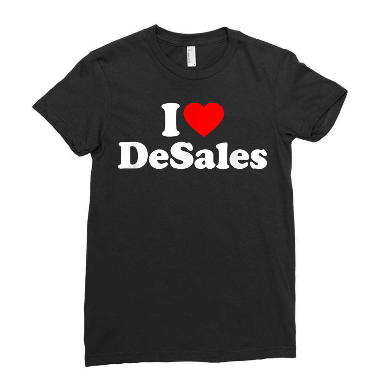 Desales Love Heart College University Alumni T Shirt Ladies Fitted T-Shirt by kryloxsiriaso4 | Artistshot