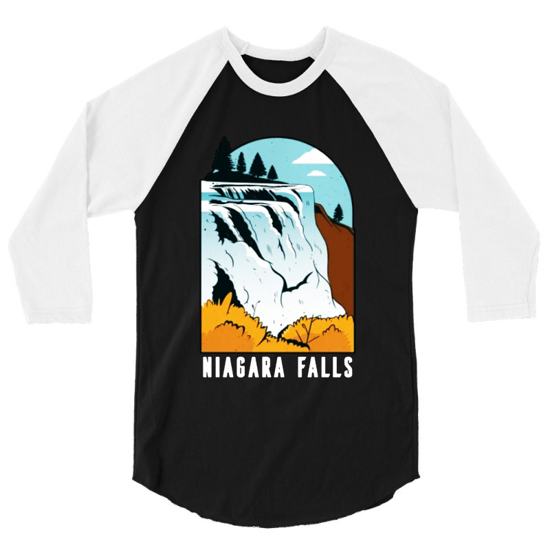 Niagara Falls City 3/4 Sleeve Shirt | Artistshot