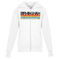 Birmingham, Alabama Area Code 205 Retro Style T Shirt Youth Zipper Hoodie | Artistshot