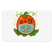 Can't Mask The Love For My 8th Grade Teacher Halloween Costu T Shirt Atv License Plate | Artistshot