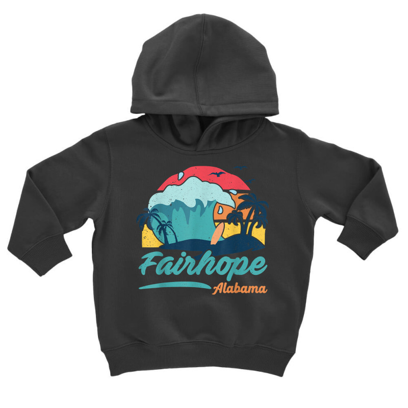 Fairhope Alabama Beach Summer Surfing Sunset Palm Trees T Shirt Toddler Hoodie by adrienskradski | Artistshot