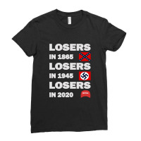 Losers In 1865 Losers In 1945 Losers In 2020 Ladies Fitted T-shirt | Artistshot