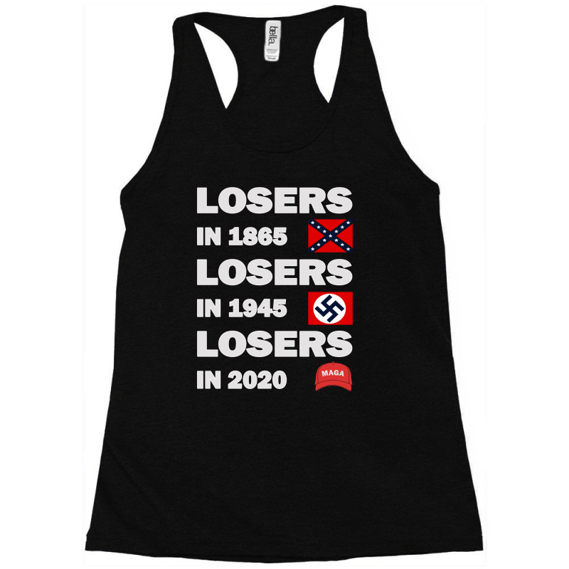 Losers In 1865 Losers In 1945 Losers In 2020 Racerback Tank | Artistshot