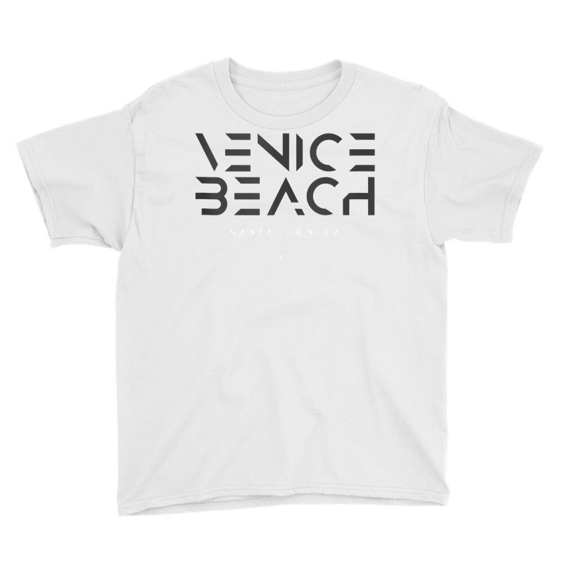 Venice Beach Santa Monica California Ca Tonal Type Tank Top Youth Tee by darinelelwell | Artistshot