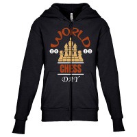 Chess Club T  Shirt International Chess Day Youth Zipper Hoodie | Artistshot