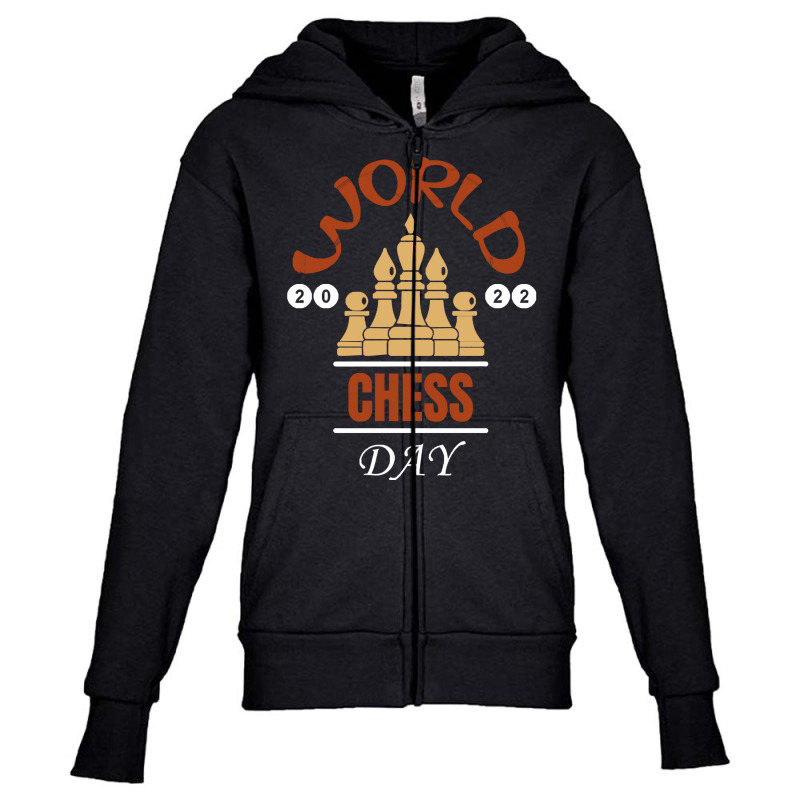 Chess Club T  Shirt International Chess Day Youth Zipper Hoodie by blossomparkour | Artistshot