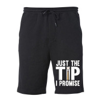 Mens Just The Tip I Promise Pool Snooker Billiards Fleece Short | Artistshot