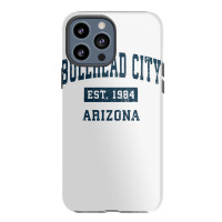 Bullhead City Arizona Az Vintage Sports Design Navy Print Pullover Hoo Iphone 13 Pro Max Case | Artistshot