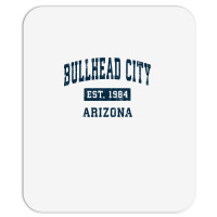 Bullhead City Arizona Az Vintage Sports Design Navy Print Pullover Hoo Mousepad | Artistshot