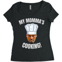 My Momma's Cooking Kwame Brown Mama's Son Peoples Champ Bust Women's Triblend Scoop T-shirt | Artistshot