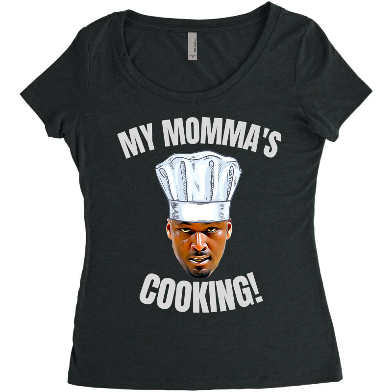 My Momma's Cooking Kwame Brown Mama's Son Peoples Champ Bust Women's Triblend Scoop T-shirt by CUSER3146 | Artistshot