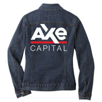 Axe Capital Ladies Denim Jacket | Artistshot