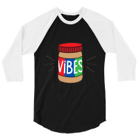 Peanut Butter Vibes 3/4 Sleeve Shirt | Artistshot