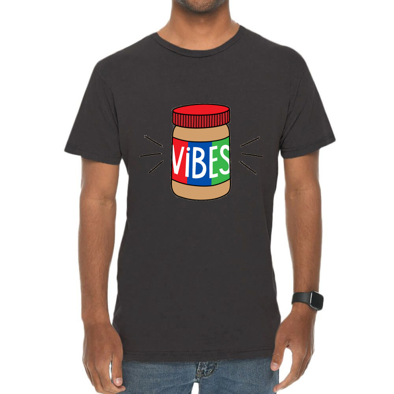 Peanut Butter Vibes Vintage T-shirt | Artistshot