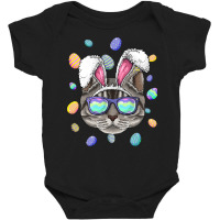 American Shorthair Easter T  Shirt American Shorthair Easter Bunny Ear Baby Bodysuit | Artistshot