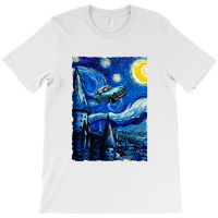 Flying Car Starrynight T-shirt | Artistshot