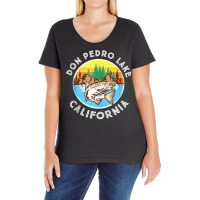 Vintage Don Pedro Lake California Tank Top Ladies Curvy T-shirt | Artistshot