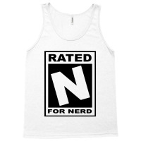 Rated N For Nerd Tank Top | Artistshot