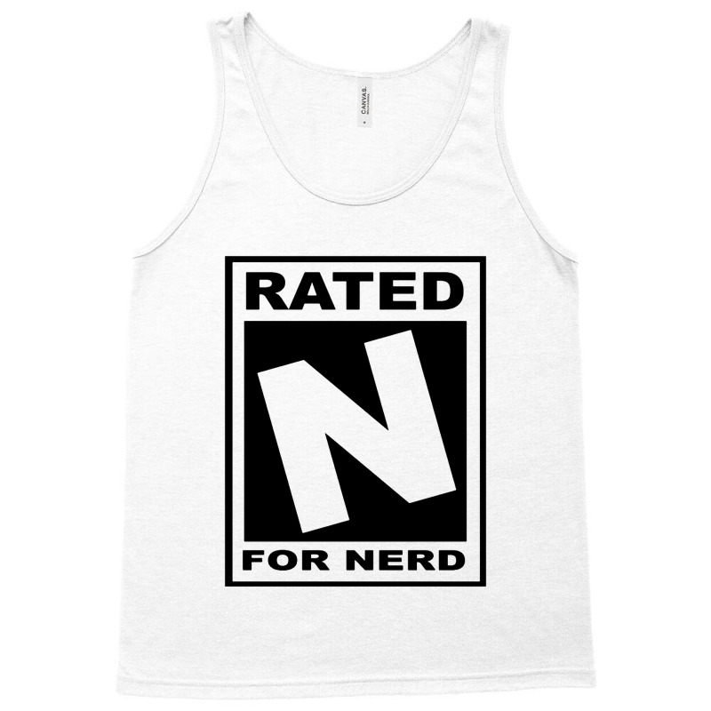 Rated N For Nerd Tank Top | Artistshot