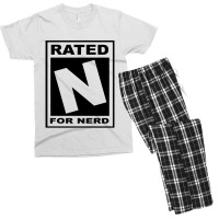 Rated N For Nerd Men's T-shirt Pajama Set | Artistshot