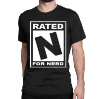 Rated N For Nerd Classic T-shirt | Artistshot