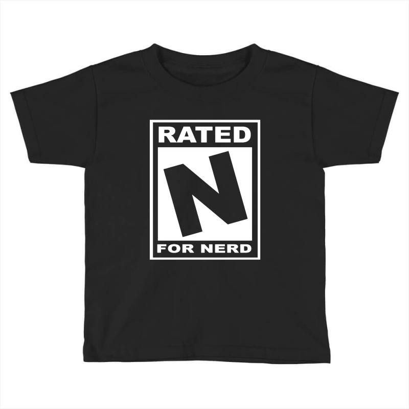 Rated N For Nerd Toddler T-shirt | Artistshot