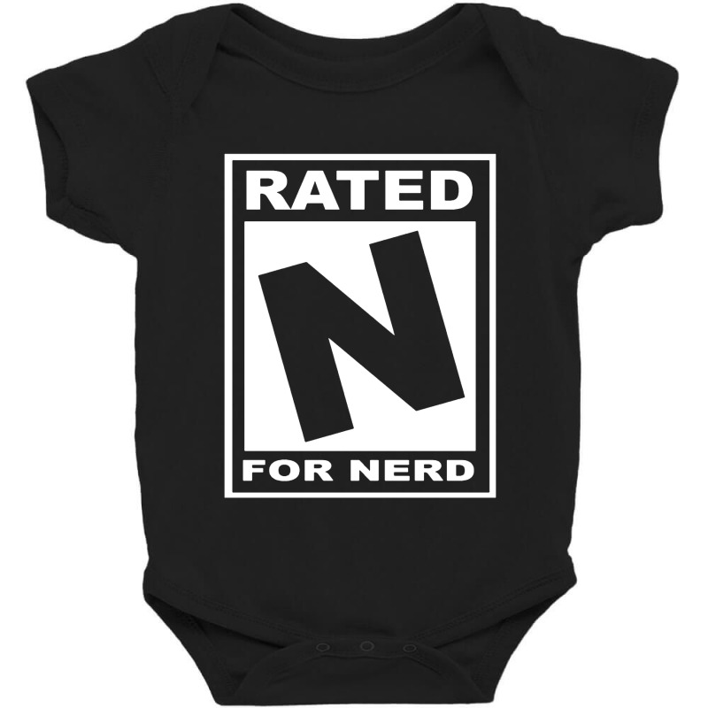 Rated N For Nerd Baby Bodysuit | Artistshot