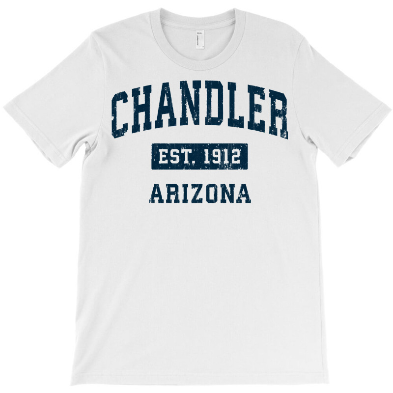 Chandler Arizona Az Vintage Sports Design Navy Print Pullover Hoodie T-shirt | Artistshot