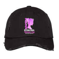 International Women's Day 2022 Break The Bias 8 March 2022 T Shirt Cop Vintage Cap | Artistshot