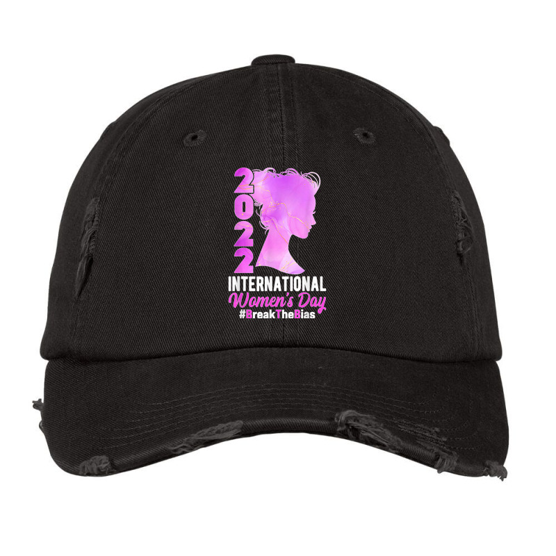 International Women's Day 2022 Break The Bias 8 March 2022 T Shirt Cop Vintage Cap | Artistshot