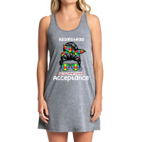 Redinstead Shirt Wear Red Instead Autism Acceptance In April T Shirt Tank Dress | Artistshot