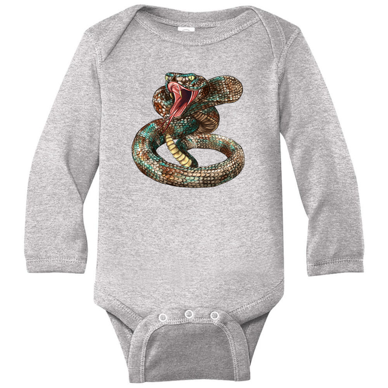 Rattle Snake Long Sleeve Baby Bodysuit | Artistshot