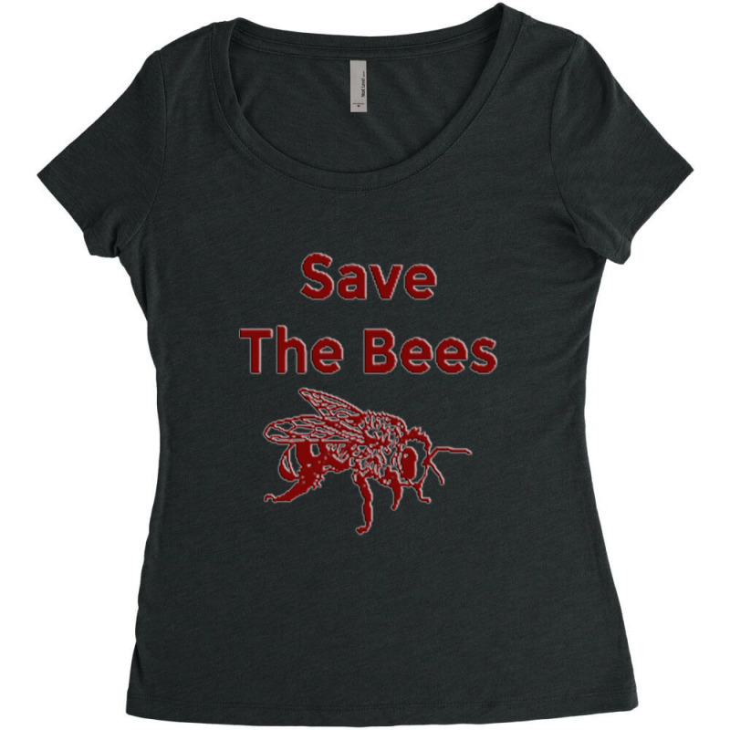 Save The Bees Women's Triblend Scoop T-shirt | Artistshot