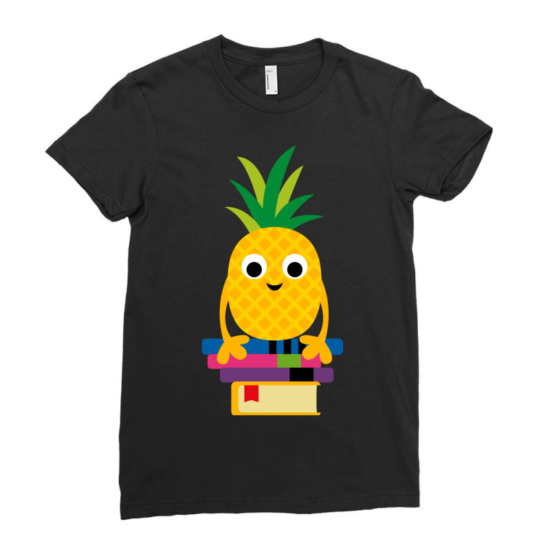 Pineapple Fruit Ladies Fitted T-Shirt by hafisd | Artistshot