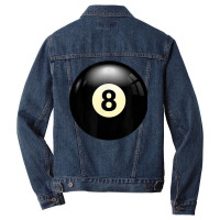 Play Billiards, No 8 Billiard Pool Or Snooker Balls Number 8 T Shirt Men Denim Jacket | Artistshot