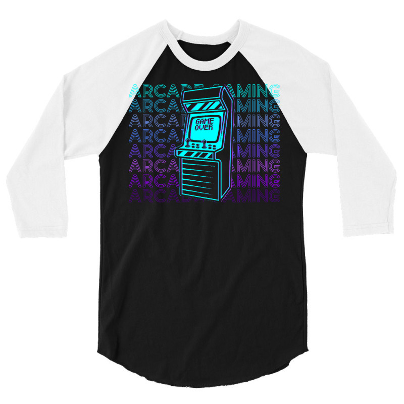 Arcade Gaming T  Shirt Arcade Gaming Gamer Retro Arcade Gaming Gift T 3/4 Sleeve Shirt by brekkeelton | Artistshot