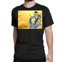 Blue Giant Dragon Classic T-shirt | Artistshot