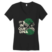 Jamaican In My Dna Women's V-neck T-shirt | Artistshot