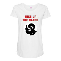 Nice Up The Dance Maternity Scoop Neck T-shirt | Artistshot