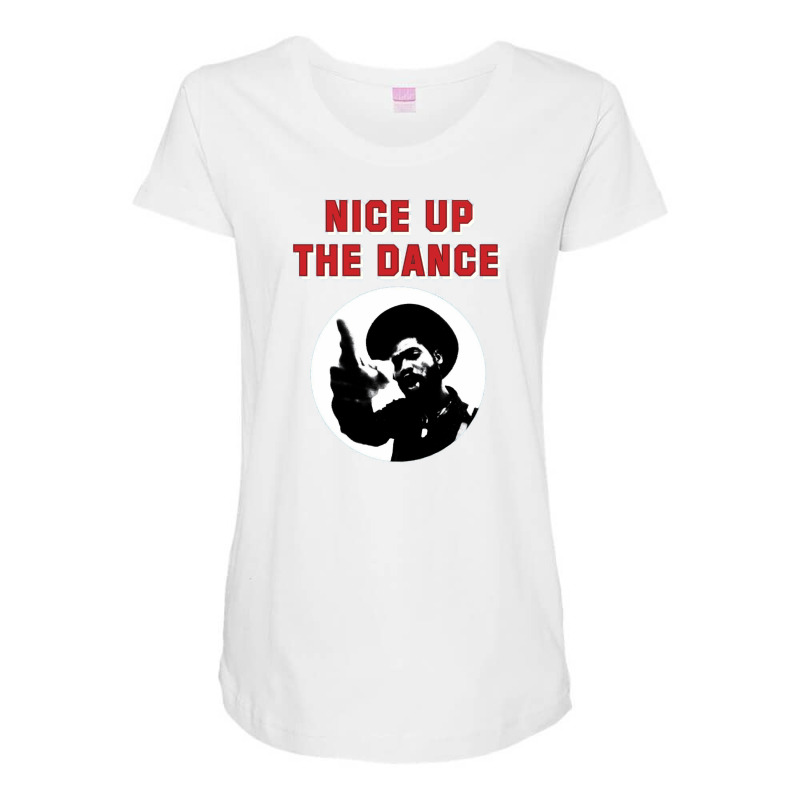 Nice Up The Dance Maternity Scoop Neck T-shirt | Artistshot