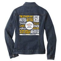 The Sweet Soulful Sounds Of Jamaica Ladies Denim Jacket | Artistshot