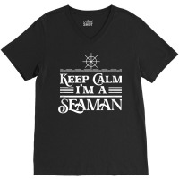 Seaman Mariner Seafarer Sailor Navigator T Shirt V-neck Tee | Artistshot