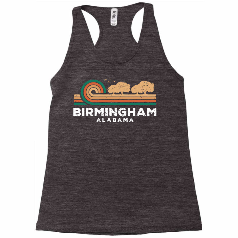 Vintage Birmingham Sunset Alabama Souvenir Long Sleeve T Shirt Racerback Tank by paisleafuscaldo | Artistshot