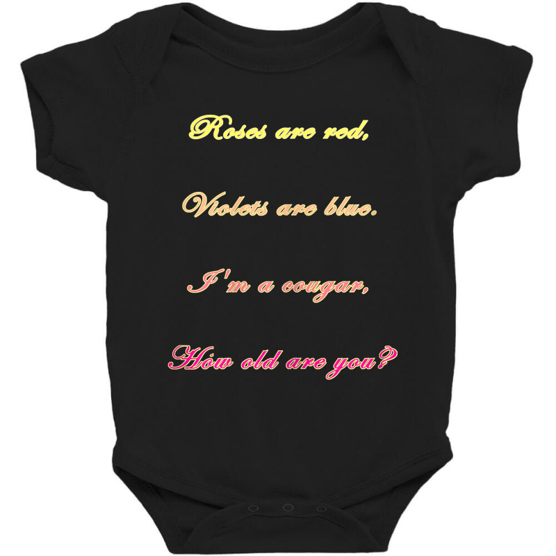 Womens Cougar Valentine  Funny Gift Idea For Ladies Baby Bodysuit by Binhthai9809 | Artistshot