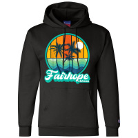 Vintage Fairhope Alabama Summer Vacation Beach Souvenirs T Shirt Champion Hoodie | Artistshot