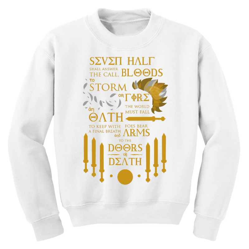 The Prophecy Of Seven Youth Sweatshirt by nbobatiga | Artistshot