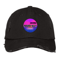 Vintage Paradise Valley Shirt Vaporwave Arizona Vintage Cap | Artistshot