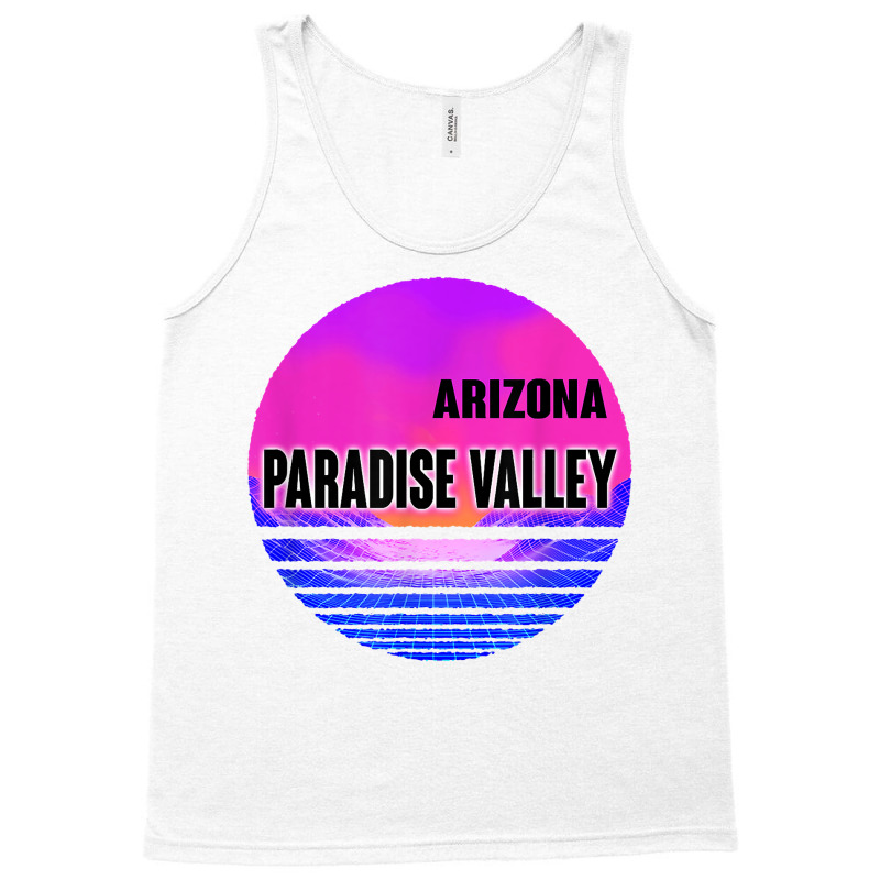 Vintage Paradise Valley Shirt Vaporwave Arizona Tank Top by paisleafuscaldo | Artistshot