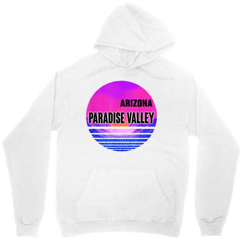 Vintage Paradise Valley Shirt Vaporwave Arizona Unisex Hoodie by paisleafuscaldo | Artistshot